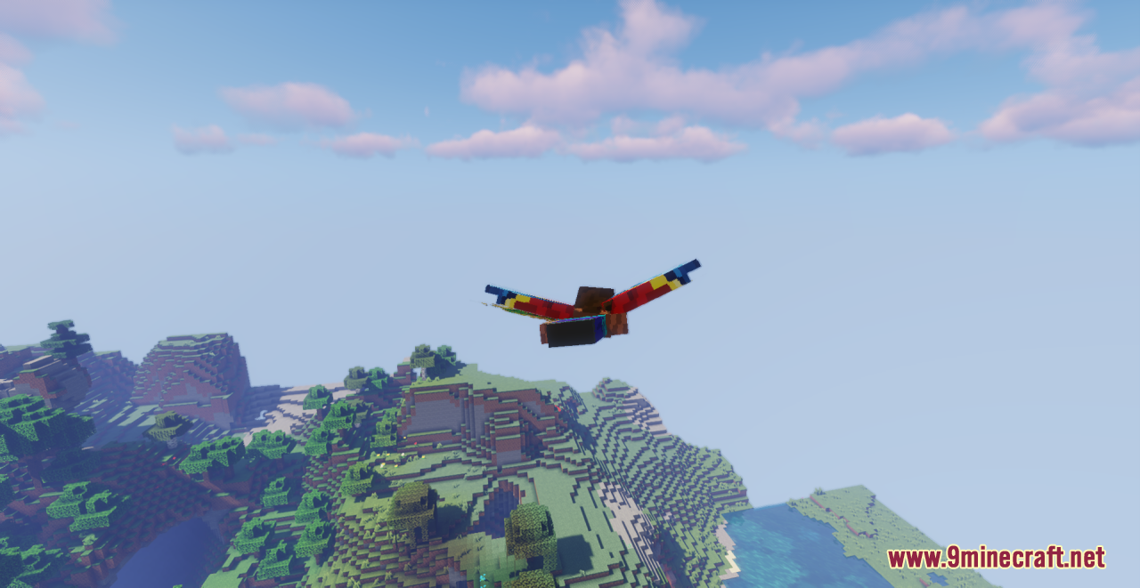 Scarlet Macaw Wings Resource Pack (1.20.6, 1.20.1) - Texture Pack 10