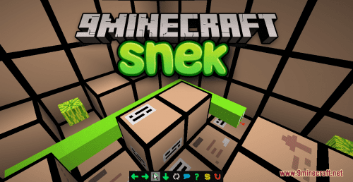 Snek Map (1.21.1, 1.20.1) – Classic Arcade Game Thumbnail