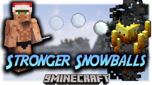 Stronger Snowballs Mod (1.20.4, 1.19.4) – Powerful Ranged Attack Thumbnail