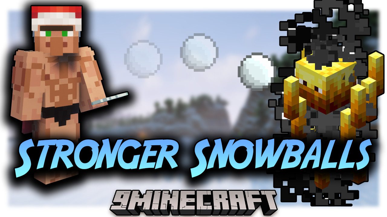 Stronger Snowballs Mod (1.20.4, 1.19.4) - Powerful Ranged Attack 1