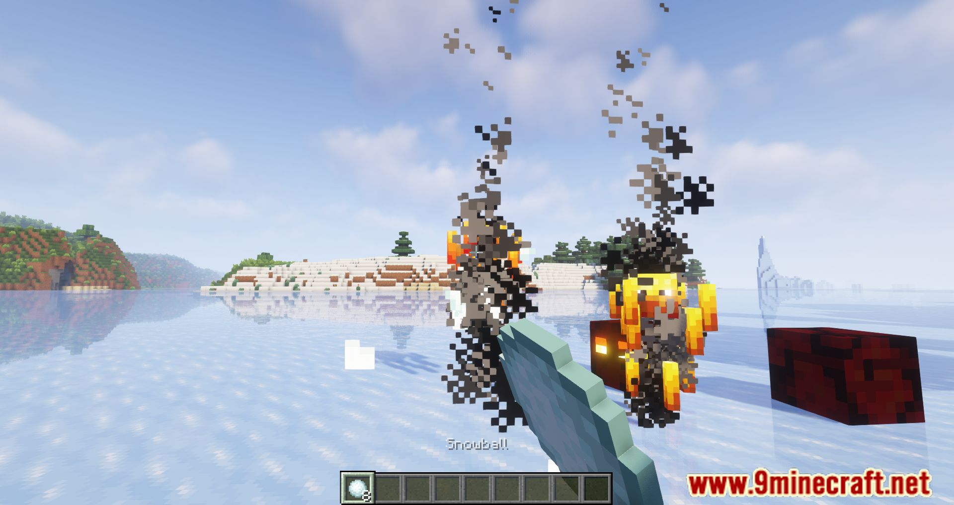 Stronger Snowballs Mod (1.20.4, 1.19.4) - Powerful Ranged Attack 3