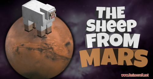 The Sheep From Mars Map (1.21.1, 1.20.1) – Help The Sheep Come Back To Where It Belongs Thumbnail