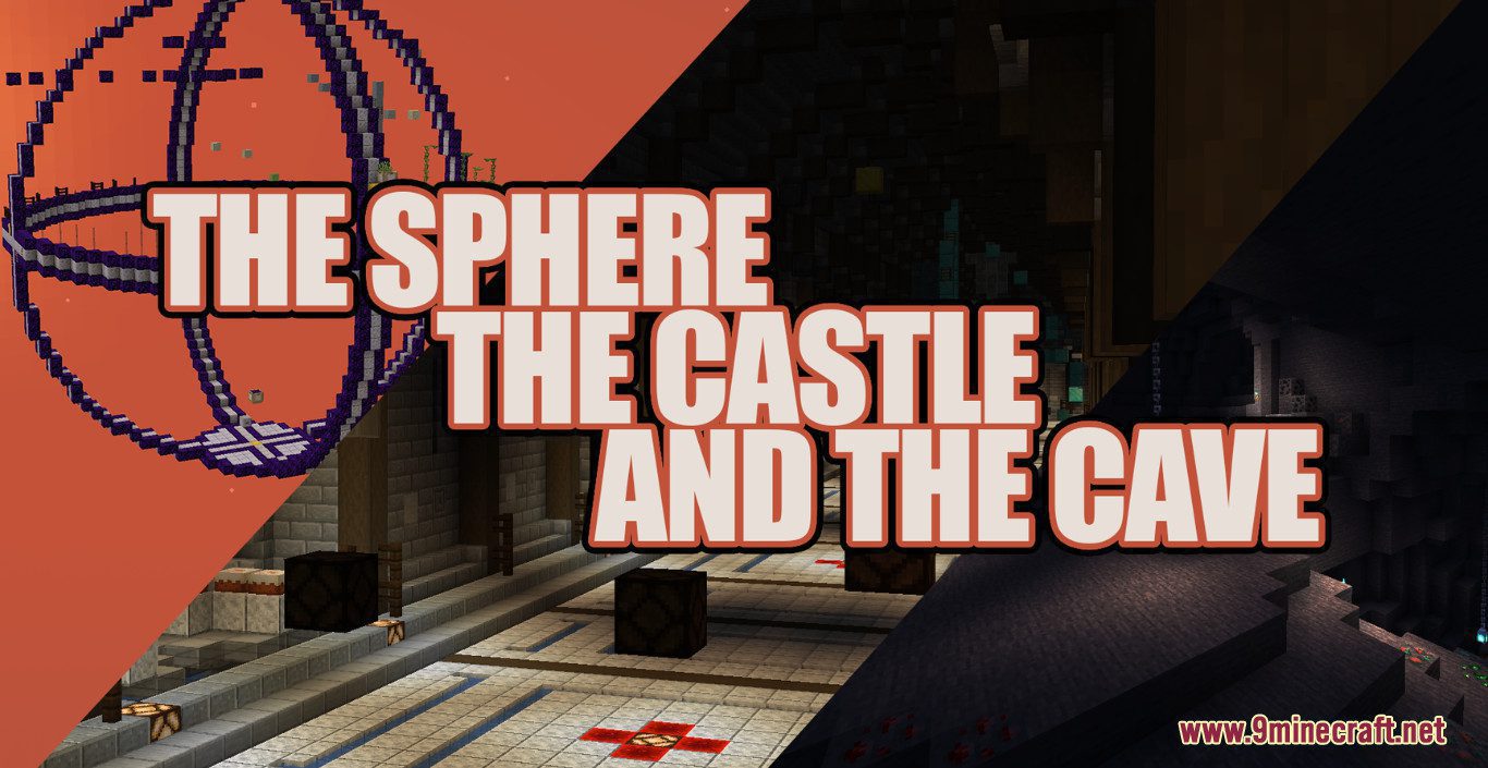 The Sphere, The Castle, and The Cave Map (1.19.3, 1.18.2) - Simple But Challenging Parkour Course 1