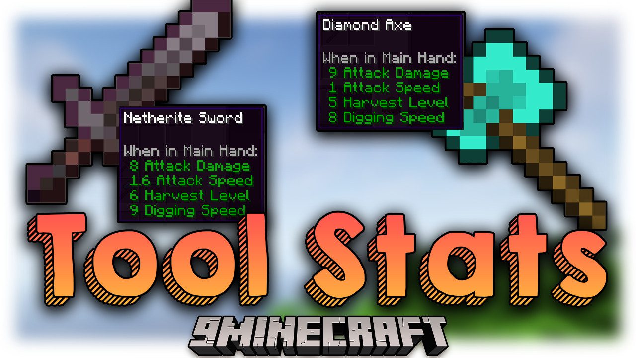 Tool Stats Mod (1.20.4, 1.19.4) - Learning More About A Tool 1