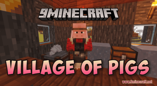 Village of Pigs Resource Pack (1.20.6, 1.20.1) – Texture Pack Thumbnail