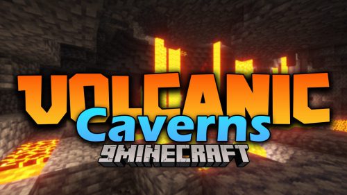 Volcanic Caverns Mod (1.20.1, 1.19.4) – Dangerous Biomes Thumbnail