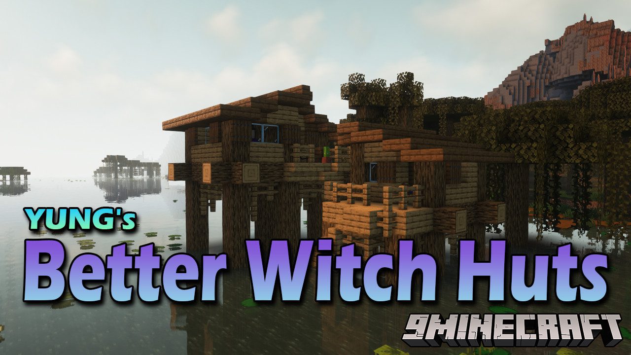 YUNG's Better Witch Huts Mod (1.20.1, 1.19.4) - Revamped Huts with New Features 1