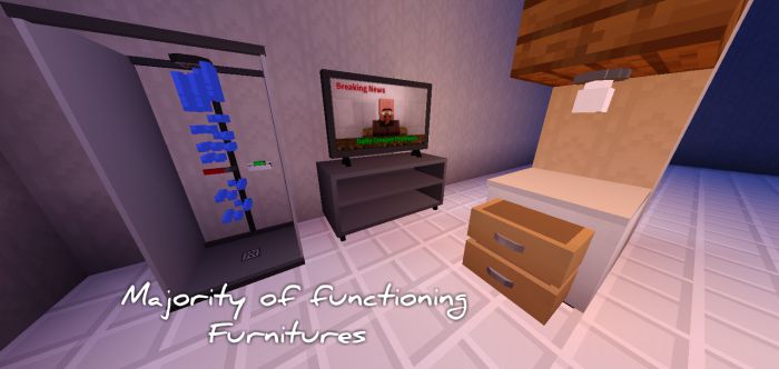 Bzf Furniture's Addon (1.19) for Minecraft PE/Bedrock 2