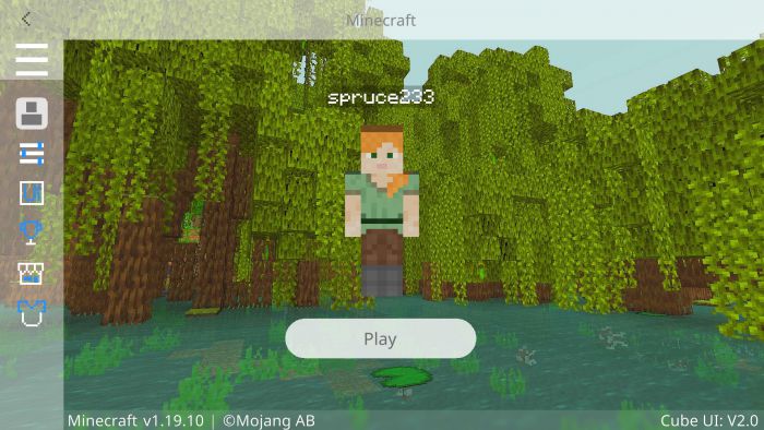 Cube UI Client (1.20, 1.19) - Best UI MCPE/Bedrock 2