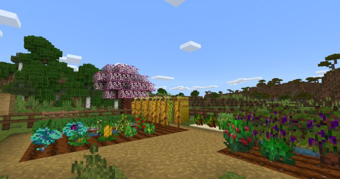 bum_Crops Addon (1.20, 1.19) - MCPE/Bedrock Harvest Mod 2