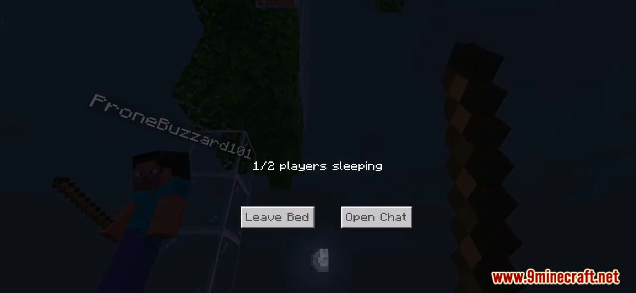 One Player Sleep Addon (1.19, 1.18) for MCPE - Compatible with Other Addons, Configurable 2