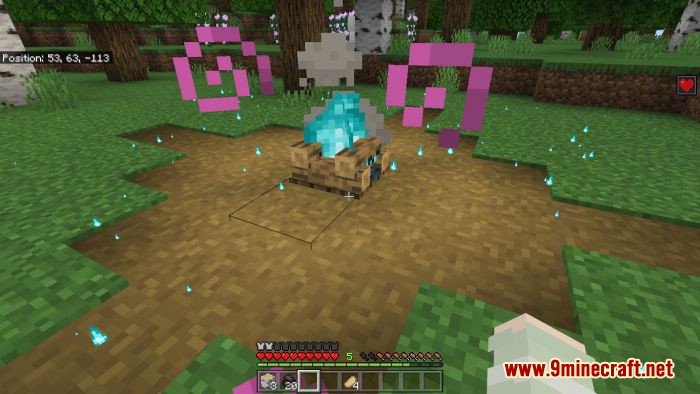 Healing Campfire Addon (1.19) - MCPE/Bedrock Mod 11