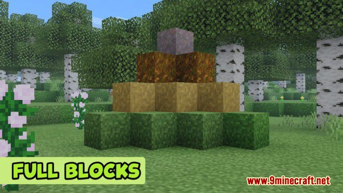 Full Blocks Connected Textures (1.19, 1.18) - MCPE/Bedrock Texture Pack 11