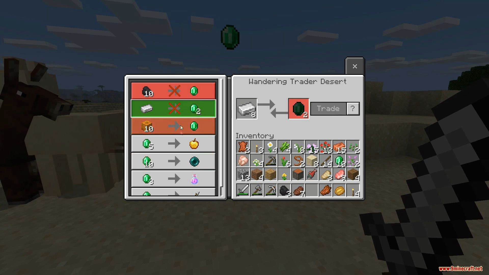 Wandering Trader Plus Addon (1.19, 1.18) for MCPE/Bedrock Edition 12