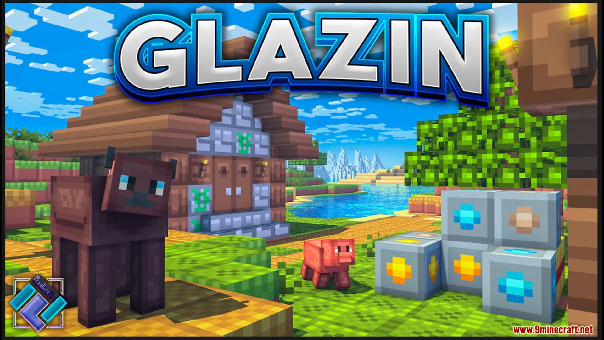 Glazin 8x Texture Pack (1.19, 1.18) for MCPE/Bedrock Edition 13
