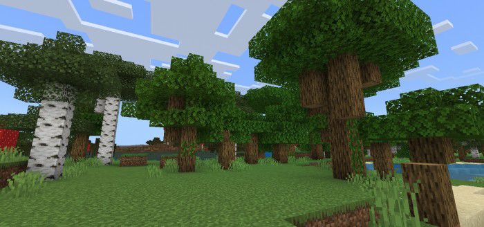 More Tree Variants Addon (1.20, 1.19) - MCPE/Bedrock Mod 13