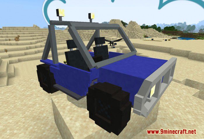 More Vehicles Addon (1.19, 1.18) - MCPE/Bedrock Mod 13