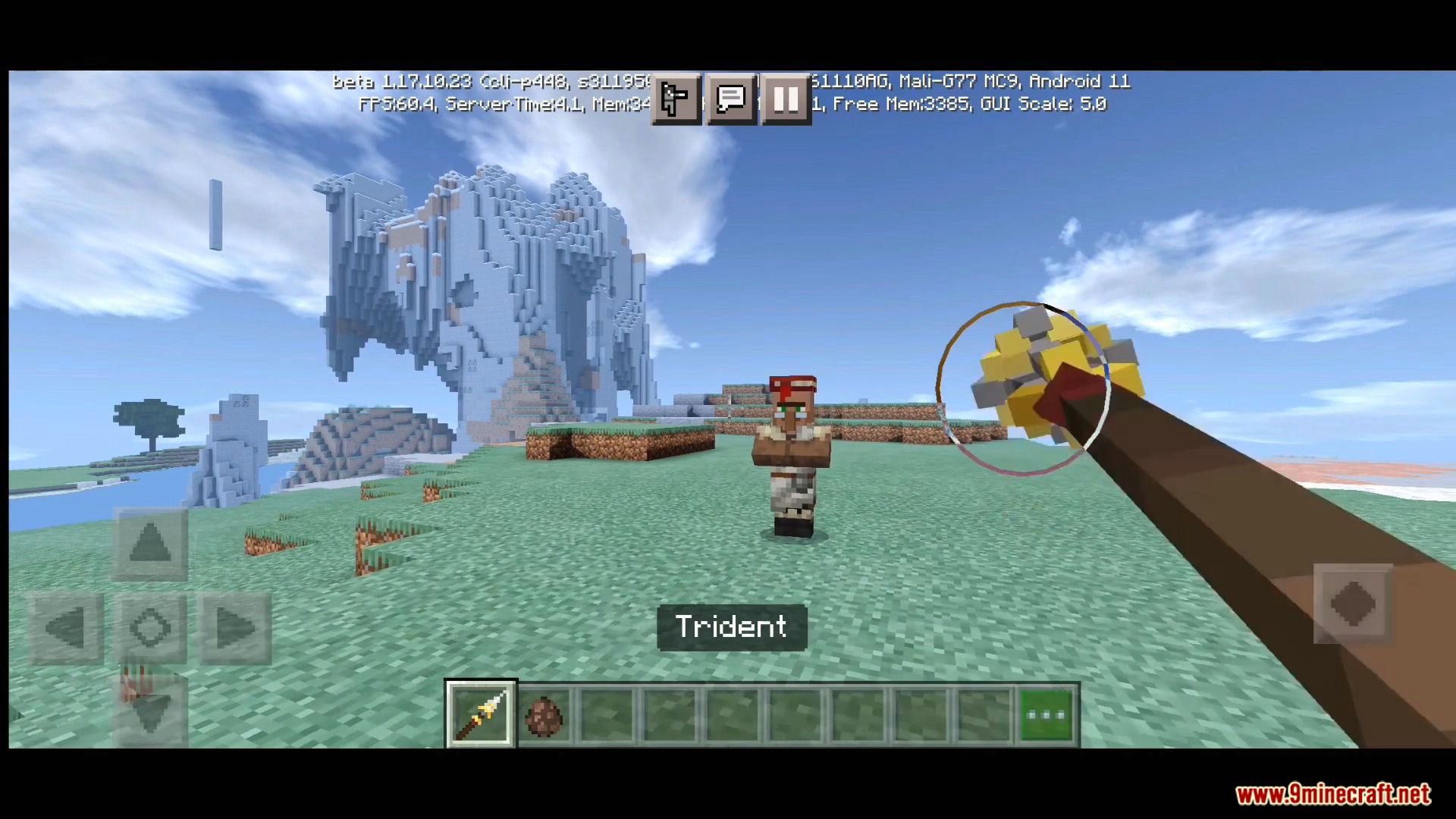 Custom 3D Trident Texture Pack (1.19, 1.18) for MCPE/Bedrock Edition 15