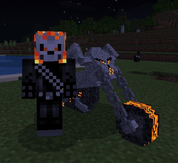 Ghost Rider's Hell Cycle Addon (1.19) for Minecraft PE/Bedrock 14