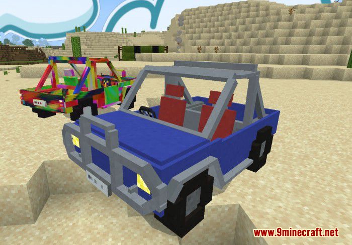 More Vehicles Addon (1.19, 1.18) - MCPE/Bedrock Mod 14