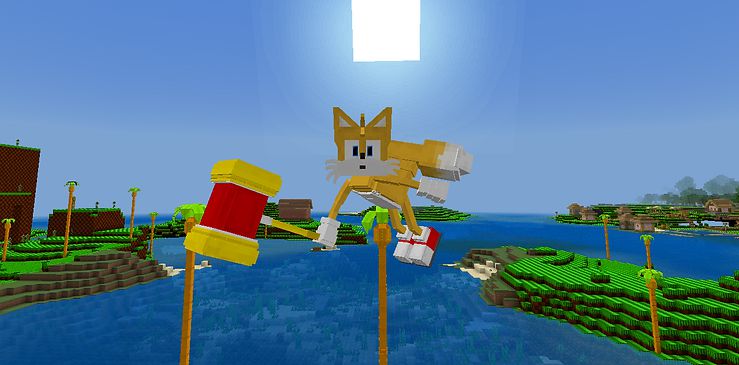 Sonic Land Addon (1.20, 1.19) - Minecraft PE/Bedrock Mod 14