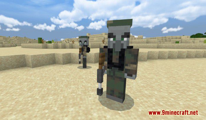 Army Addon (1.19) - MCPE/Bedrock Mod 16