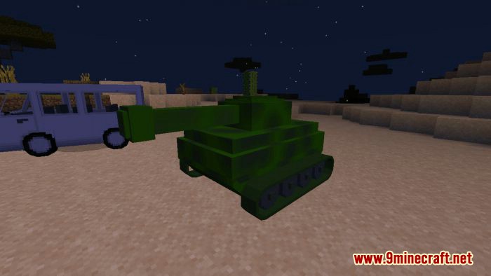 Simple Vehicles Addon (1.20, 1.19) - MCPE/Bedrock Mod 16