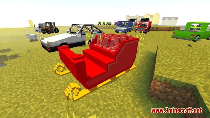 Simple Vehicles Addon (1.20, 1.19) - MCPE/Bedrock Mod 19