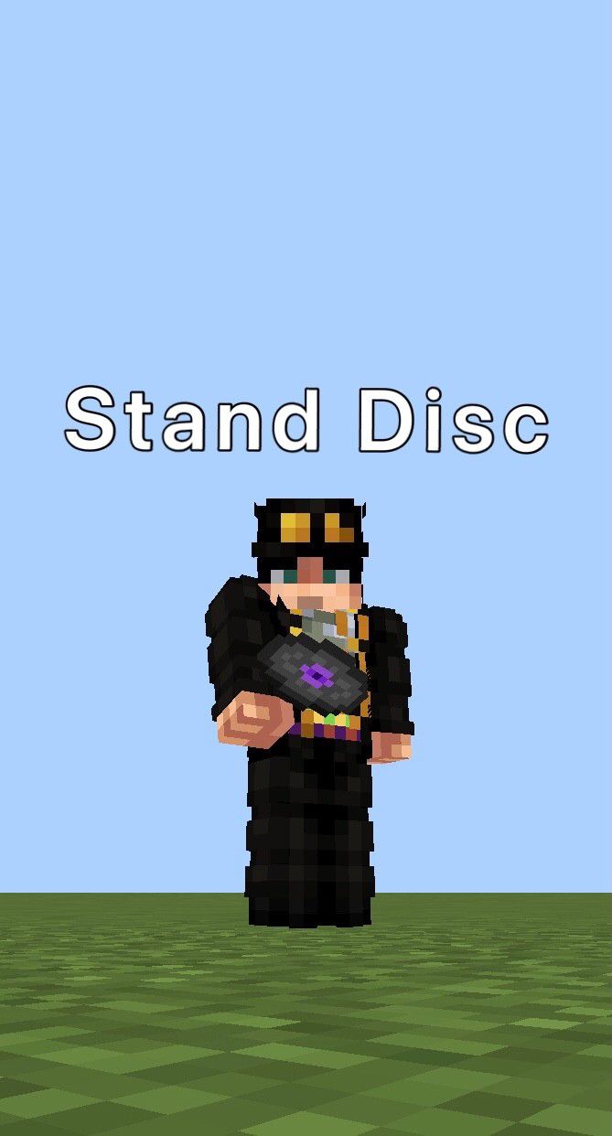 JoJo's Bizarre Adventure Stand Disc Addon (1.20, 1.19) - MCPE/Bedrock Mod 2