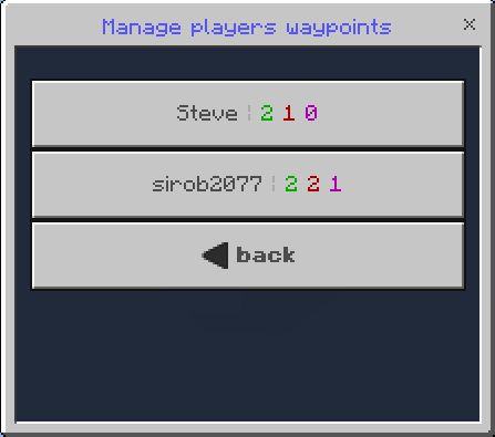 Multiplayer Waypoint System Addon (1.20, 1.19) - Minecraft PE/Bedrock Mod 21