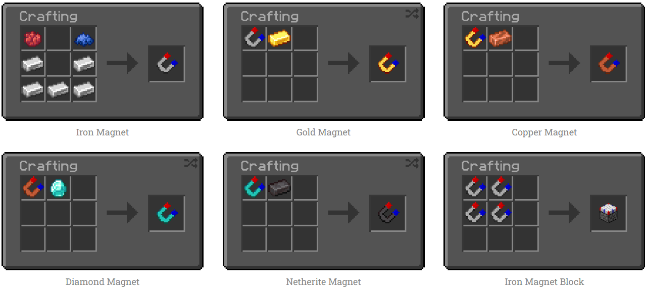 Simple Magnets Addon (1.19) - MCPE/Bedrock Mod 10