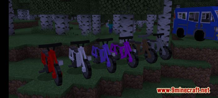 Simple Vehicles Addon (1.20, 1.19) - MCPE/Bedrock Mod 22