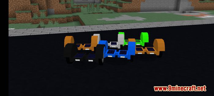 Simple Vehicles Addon (1.20, 1.19) - MCPE/Bedrock Mod 23