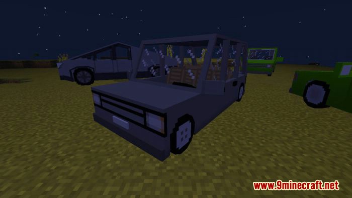 Simple Vehicles Addon (1.20, 1.19) - MCPE/Bedrock Mod 25