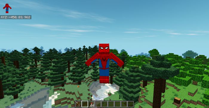 SpiderMan: Into The CraftingVerse Addon (1.19) - MCPE/Bedrock Mod 26