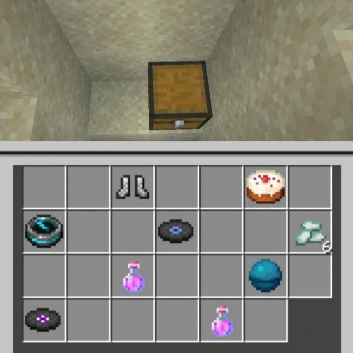 Modified Chest Loot Addon (1.19, 1.18) - MCPE/Bedrock Mod 2