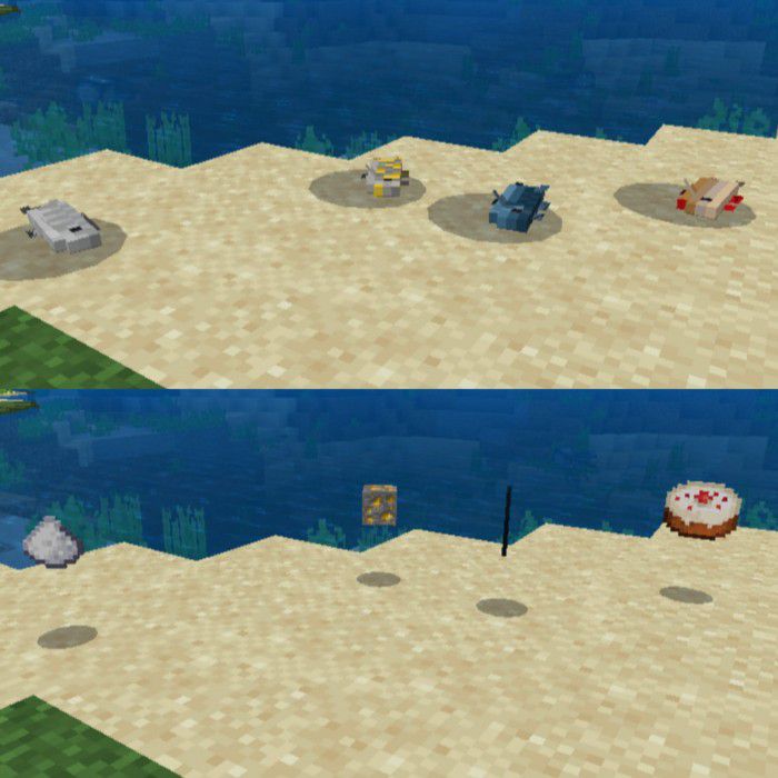 Ore Fishes Addon (1.19, 1.18) for Minecraft PE/Bedrock 4