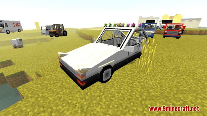 Simple Vehicles Addon (1.20, 1.19) - MCPE/Bedrock Mod 4