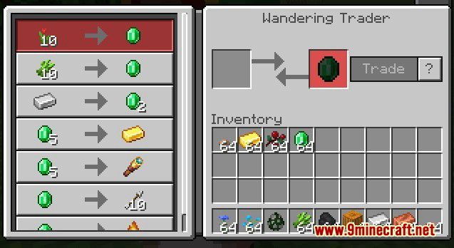Wandering Trader Plus Addon (1.19, 1.18) for MCPE/Bedrock Edition 4