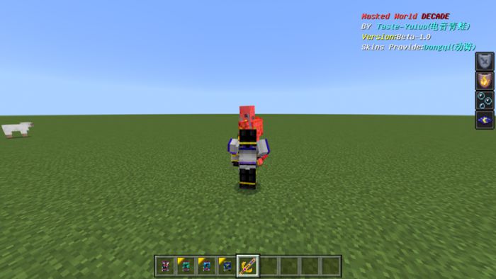 Masked Rider Decade Addon (1.19) - MCPE/Bedrock Mod 47