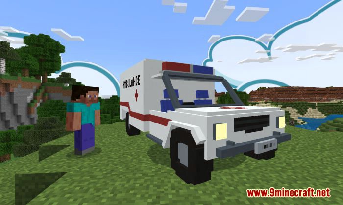 More Vehicles Addon (1.19, 1.18) - MCPE/Bedrock Mod 6