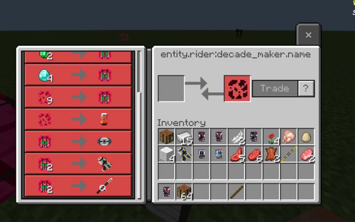 Masked Rider Decade Addon (1.19) - MCPE/Bedrock Mod 51