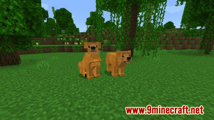 Dogs Plus Addon (1.19) for Minecraft PE/Bedrock 7