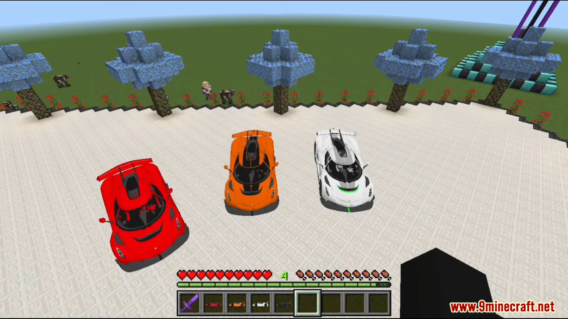 Koenigsegg Jesko Addon (1.19, 1.18) - MCPE/Bedrock Mod 9