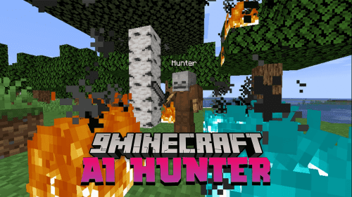 AI Hunter Data Pack (1.20.6, 1.20.1) – Minecraft Manhunt But You Have No Friend Thumbnail