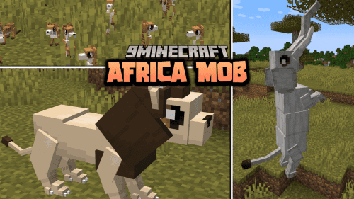 Africa Mob Data Pack (1.19.3, 1.18.2) – Savanna Creatures Thumbnail