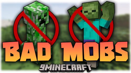 Bad Mobs Mod (1.20.4, 1.19.4) – Eradicate a Mob’s Existence Thumbnail