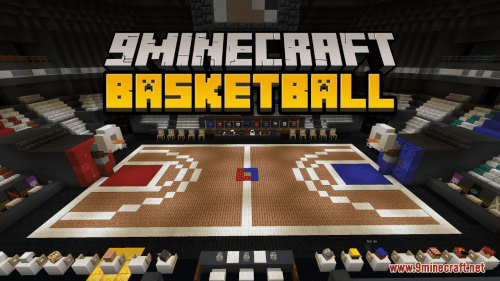 Basketball Map (1.21.1, 1.20.1) – Playable Basketball in Minecraft Thumbnail