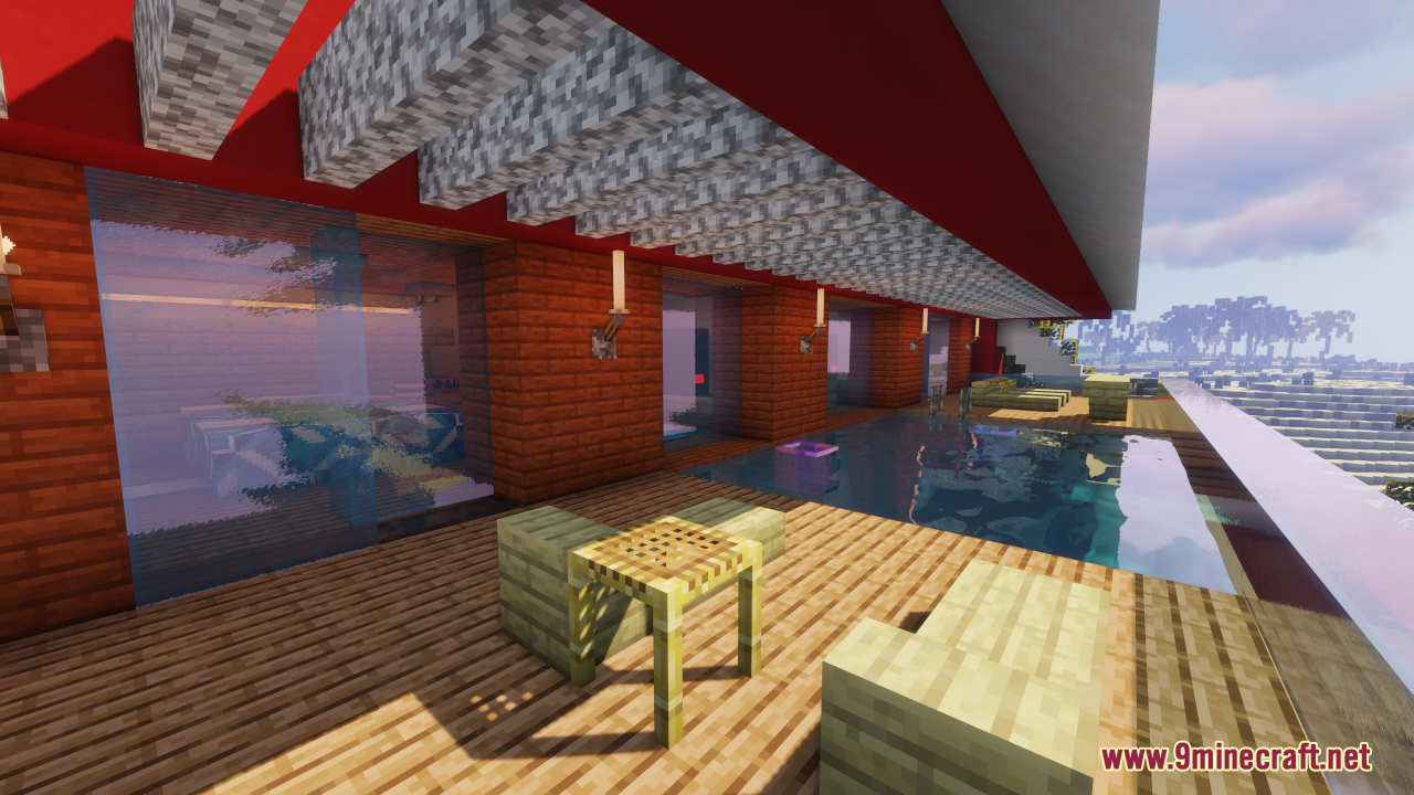 BeachFront House Map (1.21.1, 1.20.1) - Modern House Design 4