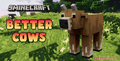 Better Cows Resource Pack (1.20.6, 1.20.1) – Texture Pack Thumbnail